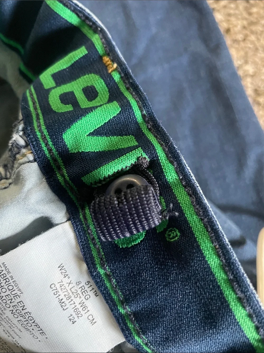 Levi's Kids Dark Blue Denim Jeans